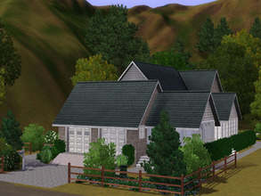 Sims 3 — Valley View Farmhouse (unfurnished) by dorienski — Valley View Farmhouse is a cosy family house with open-plan