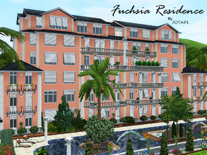 Sims 3 — Fuchsia Residence by -Jotape- — Fuchsia Residence is a luxurious condominium placed on the front of the sea, in