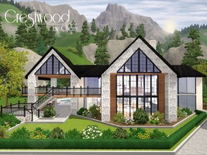 Sims 3 — Crestwood Villa by chemy — Country living blended with a Contemporary touch, provides a warm atmosphere in the