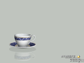 Sims 3 — Porcelain Teacup by NynaeveDesign — Fully re-colorable. Located in Decor - Miscellaneous Decor Price: 250