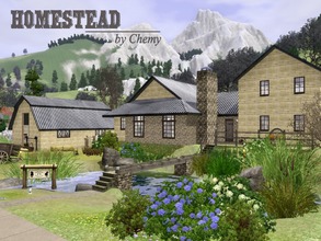 Sims 3 — Homestead by chemy — This old homestead still has some life in it after undergoing some renovations. The