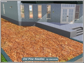 Sims 3 — Old Pine Needles_marcorse by marcorse — Old, decayed pine needles for garden mulch.