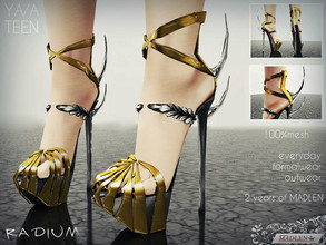 Sims 3 — Madlen Radium Shoes by MJ95 — New irresistible shoes for your sim! Two years passed since I uploaded my first