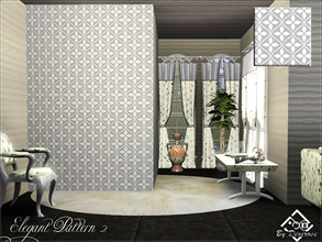 Sims 3 — Elegant Pattern 2 by Devirose — Ideal for classic or modern environments and surfaces.Base Game Compatible, no