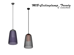 Sims 3 — MB-Ceilinglamp_Trendy by matomibotaki — MB-Ceilinglamp_Trendy, new ceiling lamp mesh with 3 recolorable areas, 2