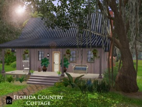 Sims 3 — Florida Country Cottage by fantasticSims — Small cottage built in the classic Florida country style. This cozy