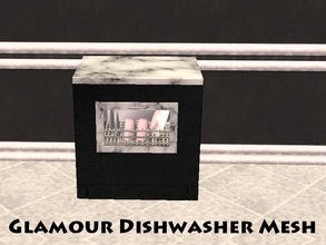 Sims 2 — Glamour Dishwasher Mesh by staceylynmay2 — Dishwasher