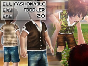 Sims 3 — Fashionable Toddler 2.0 by Ellemieke — So I decided it was about time to create a new, perhaps better version of