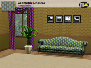 Sims 3 — Pattern_MBee_GeoLines03 by MadameBee — Pattern by MadameBee