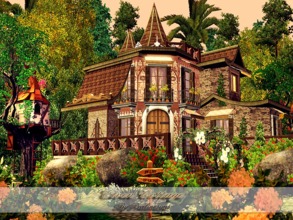 Sims 3 — Elven Cottage by Pralinesims — EP's required: World Adventures Ambitions Late Night Generations Pets Showtime