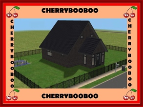 Sims 2 — Christine - 2014  by Cherrybooboo — Small residential home. Comes with a small pond & surrounding garden.