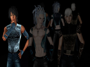 Sims 3 — Celtic top_T.D. by Sylvanes2 — A celtic styled top for your male sims. Its recollorable in 3channels. Credits