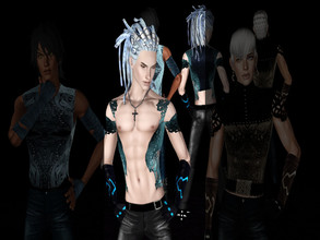 Sims 3 — Celtic topM2_T.D. by Sylvanes2 — A celtic styled top for your male sims. Its recollorable in 2channels. Credits