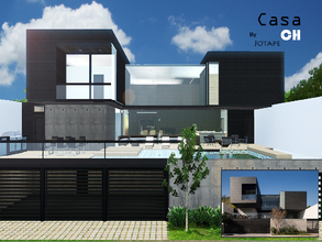 Sims 3 — Casa CH by -Jotape- — Inspired in the real modern and luxurious house Casa CH, located in Garza Garcia, Mexico,
