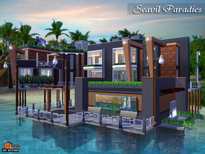 Sims 3 — Seavil Paradies by autaki — Seavil Paradies This home is close to the water, perfect for Sims who love to swim