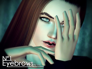 Sims 3 —  by LuxySims3 — Natural eyebrows for female. 
