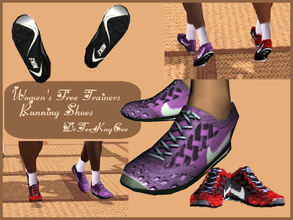 Sims 3 — Women's Free Trainers Running Shoes by drteekaycee — These running shoes is the 3rd item from the Athletic Set.