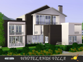Sims 3 — evi Whitelands villa by evi — A modern 4 bedrooms lot, top floor: master bedroom with its own bathroom and tv