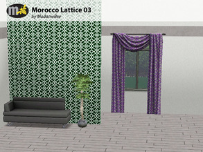 Sims 3 — Morocco Lattice 03 by MadameBee by MadameBee — Let your Sims make a bold and spectacular decor statement with