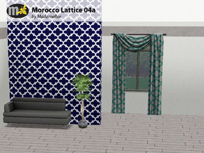 Sims 3 — Morocco Lattice 04a by MadameBee by MadameBee — Let your Sims make a bold and spectacular decor statement with