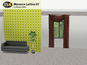Sims 3 — Morocco Lattice 07 by MadameBee by MadameBee — Let your Sims make a bold and spectacular decor statement with