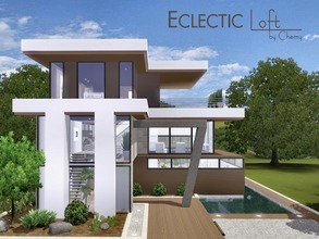 Sims 3 — Eclectic Loft by chemy — This loft comes together with a combination of old and new in a very open concept with
