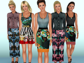 Sims 3 — WOW SET by ShakeProductions — 4 different creations for your sims. 