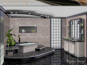 Sims 3 — Xi Wang Bathroom by NynaeveDesign — Xi Wang bathroom brings back the hope of times past; conserving elegance and