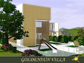 Sims 3 — evi Goldensun Villa by evi — A three/four bedroom ecological lot built with friendly to the enviroment