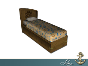 Sims 3 — Nice but Nautical Boys Room Bed by Lulu265 — Part of the Nice but Nautical Boys Room Set Fully CAStable Made by
