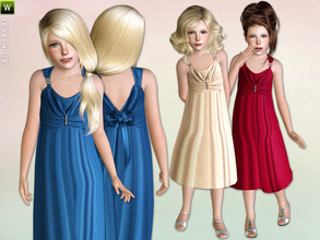 Sims 3 — Dinner Time by lillka — Dinner Time - Dress Everyday/Formal 3 styles/recolorable I hope you like it :) Hair by