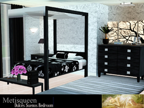 Sims 3 — Dulces Suenos Bedroom by metisqueen2 — Drift into peaceful slumber with this stylish bedroom. Bedroom features