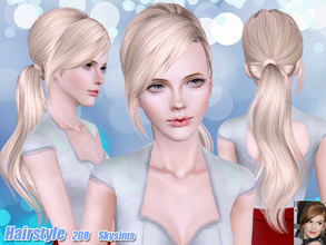 Sims 3 — Skysims-Hair-208 by Skysims — Female hairstyle for toddlers, children, teen (young) adults and elders.