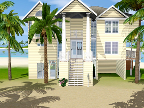Sims 3 — Beach Retreat by sarahstar_132 — This lovely yellow beach house is perfect for any big family, with 5 bedrooms