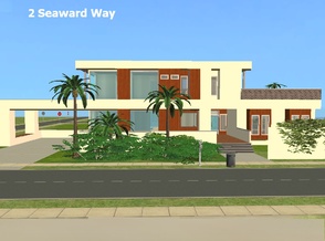 Sims 2 — 2 Seaward Way by millyana — Super modern 3 bedroom, 2.5 bath home with low maintenance landscaping, sparkling