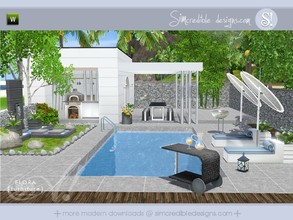Sims 3 — Flora Furniture by SIMcredible! — A modern set for your sims enjoy the outdoor area ^^ by SIMcredibledesigns.com