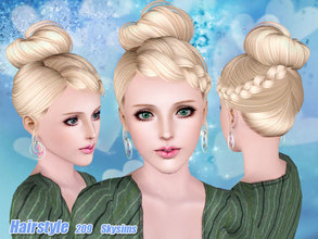 Sims 3 — Skysims-Hair-209 by Skysims — Female hairstyle for toddlers, children, teen (young) adults and elders.