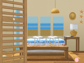 Sims 3 — Coast Colors Set by DOT — Coast Colors. Traditional inspired Coast Living, with a Double Bed and Pictures that