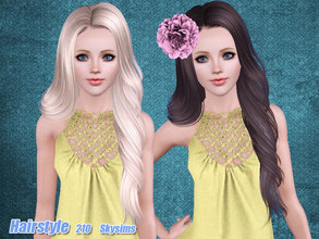 Sims 3 — Skysims-Hair-210 by Skysims — Female hairstyle for toddlers, children, teen (young) adults and elders.