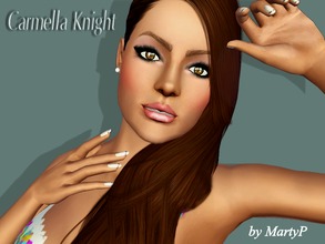 Sims 3 — Carmella Knight by MartyP — Carmella just came out from college and she just started a new business. Very