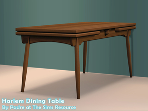 Sims 2 — Harlem II - Dining Table by Padre — More Mid Century style items for your cool mid-century sims