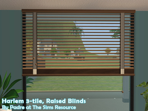 Sims 2 — Harlem II - Blinds 3-tile Raised by Padre — More Mid Century style items for your cool mid-century sims