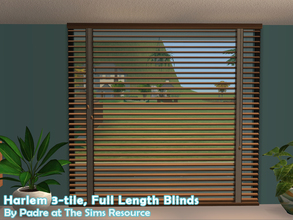 Sims 2 — Harlem II - Blinds 3-tile by Padre — More Mid Century style items for your cool mid-century sims