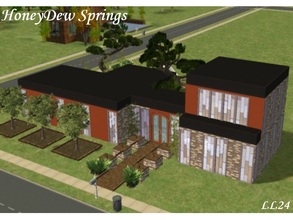 Sims 2 — Honeydew Springs by luckylibran242 — For the modern sim with a love of nature. Large garden with room for your