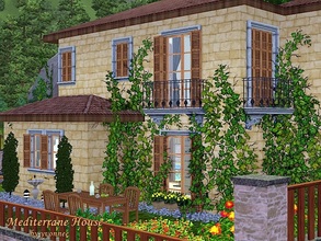 Sims 3 — Mediterrane House by yvonnee2 — Mediterrane House - Comfortable house in mediterranean style. First floor -