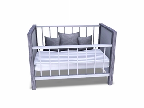 Sims 3 — Evaniel Crib by sim_man123 — A modern, contemporary crib as part of my Evaniel Nursery. Made by sim_man123