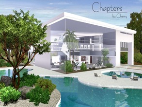 Sims 3 — Chapters Modern by chemy — Enjoy this bright large home with multiple levels, open concept, vaulted ceilings,