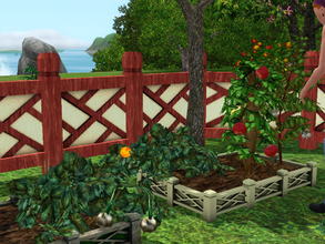 Sims 3 — Gardenia's Box 2x3 by D2Diamond — A 2 x 3 planter for your garden, and it only takes up 1 x 2 tiles. It's great