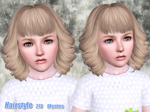 Sims 3 — Skysims Hair Child 213_G by Skysims — Female hairstyle for children.