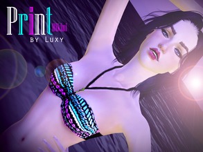 Sims 3 — Print by LuxySims3 — Swimwear with two pieces by LuxySims3